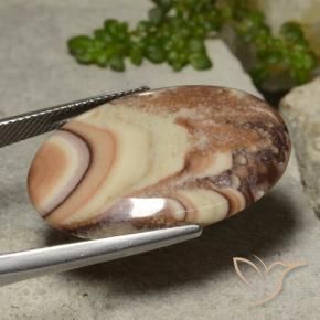 9,17 ctw natürlicher Mehrfarbig Jaspis, Oval, Lichtundurchlässig