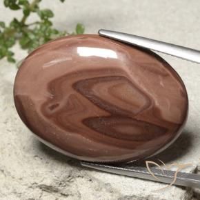 9,17 ctw natürlicher Mehrfarbig Jaspis, Oval, Lichtundurchlässig