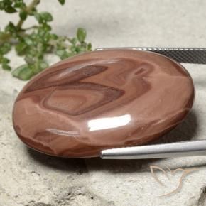 9,17 ctw natürlicher Mehrfarbig Jaspis, Oval, Lichtundurchlässig