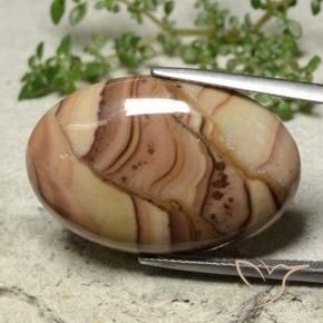 9,17 ctw natürlicher Mehrfarbig Jaspis, Oval, Lichtundurchlässig