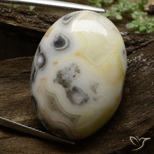 45.18ct Natürlicher Mehrfarbig Jaspis, Oval, Lichtundurchlässig