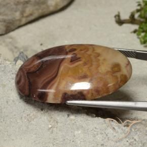 9,17 ctw natürlicher Mehrfarbig Jaspis, Oval, Lichtundurchlässig