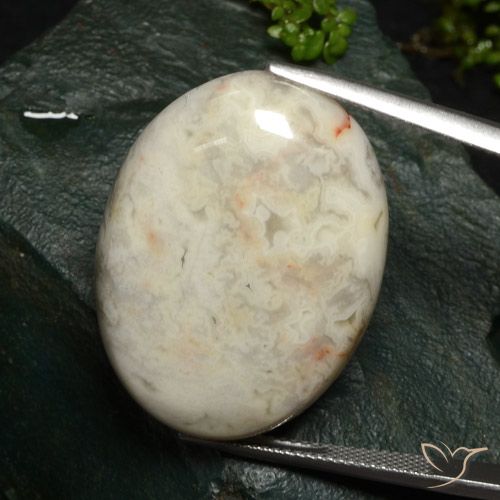 41.06ct Natürlicher Mehrfarbig Jaspis, Oval, Lichtundurchlässig