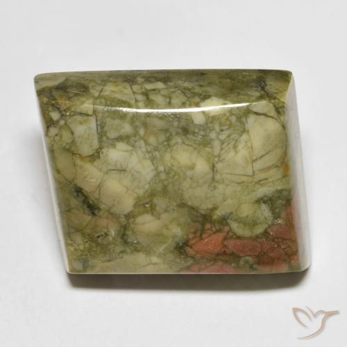 17.80ct Natürlicher Mehrfarbig Jaspis, Fantasie, Lichtundurchlässig