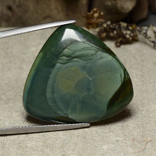 26.70ct Natürlicher Mehrfarbig Jaspis, Birnenform, Lichtundurchlässig