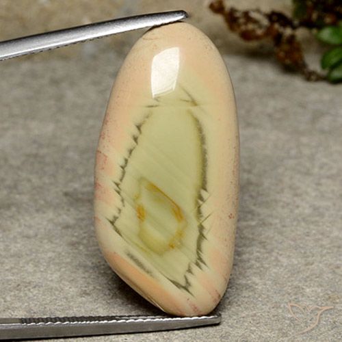 16.99ct Natürlicher Mehrfarbig Jaspis, Fantasie, Lichtundurchlässig, Photo A