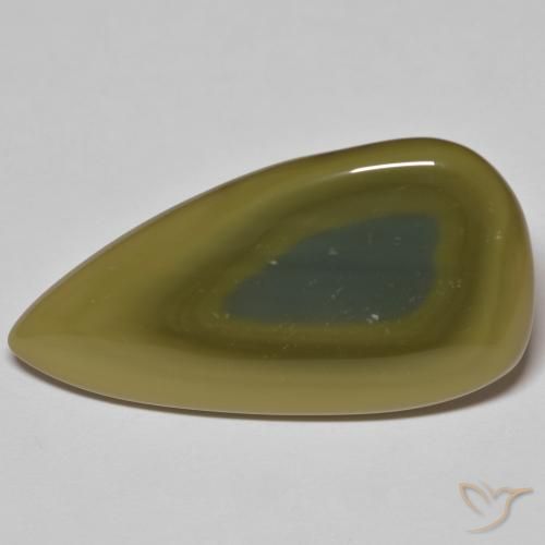 25.13ct Natürlicher Mehrfarbig Jaspis, Birnenform, Lichtundurchlässig