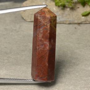 9,17 ctw natürlicher Mehrfarbig Jaspis, Ausgefallene Form, Lichtundurchlässig