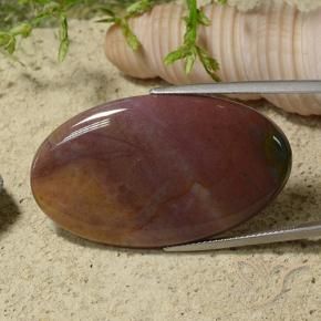 9,17 ctw natürlicher Mehrfarbig Jaspis, Oval, Lichtundurchlässig
