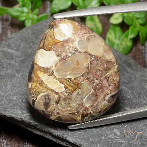 17.47ct Natürlicher Mehrfarbig Jaspis, Fantasie, Lichtundurchlässig