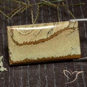 9,17 ctw natürlicher Mehrfarbig Jaspis, Baguette, Lichtundurchlässig