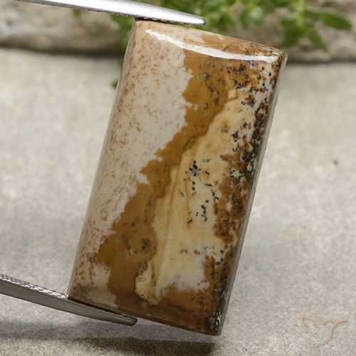 26.55ct Natürlicher Mehrfarbig Jaspis, Baguette, Lichtundurchlässig