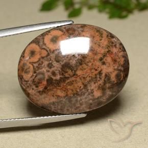 9,17 ctw natürlicher Mehrfarbig Jaspis, Oval, Lichtundurchlässig