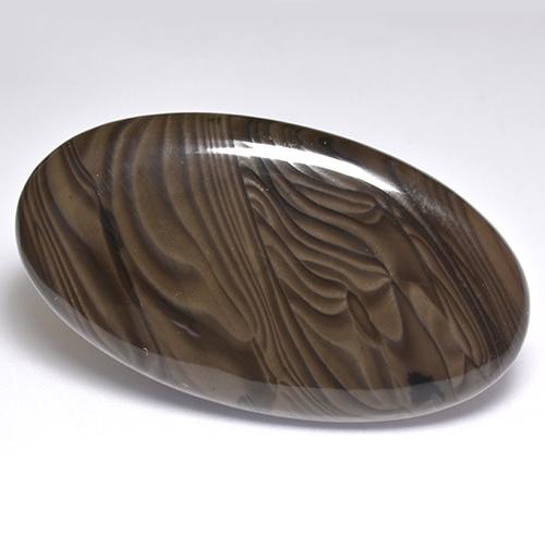 9,17 ctw natürlicher Braun Jaspis, Oval Schliff, Lichtundurchlässig