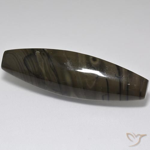 25.05ct Natürlicher Dunkles Schokoladenbraun Jaspis, Fantasie, Lichtundurchlässig