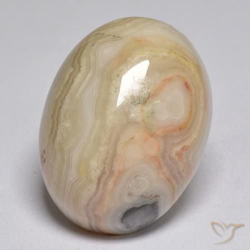 19.80ct Natürlicher Mehrfarbig Jaspis, Oval, Lichtundurchlässig