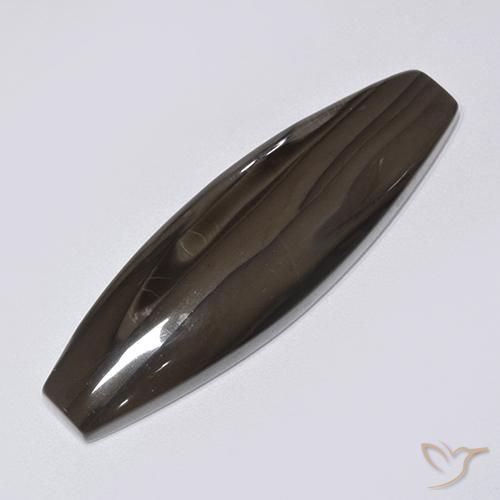 22.16ct Natürlicher dunkelbraun Jaspis, Fantasie, Lichtundurchlässig