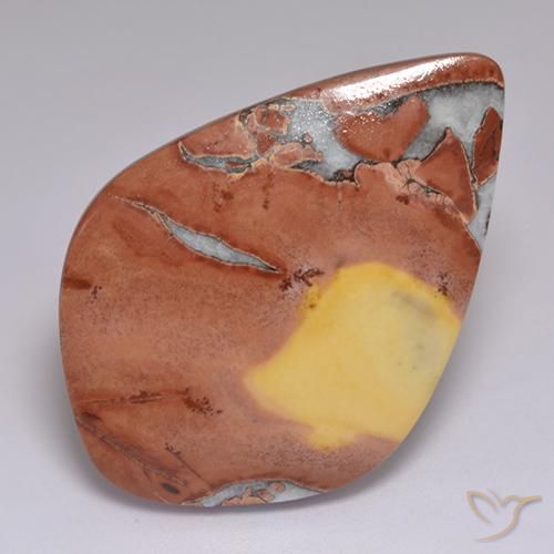 40.86ct Natürlicher Mehrfarbig Jaspis, Fantasie, Lichtundurchlässig