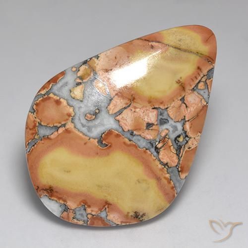 47.77ct Natürlicher Mehrfarbig Jaspis, Fantasie, Lichtundurchlässig