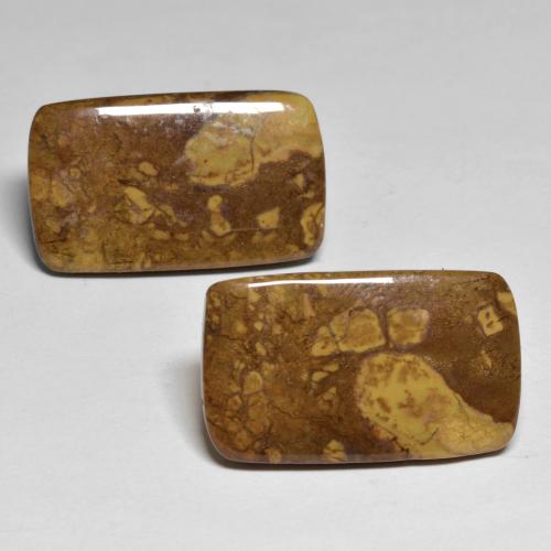 26.16 ct natürliche Mehrfarbig Jaspis-Edelsteine, Kissenschliff, Lichtundurchlässig