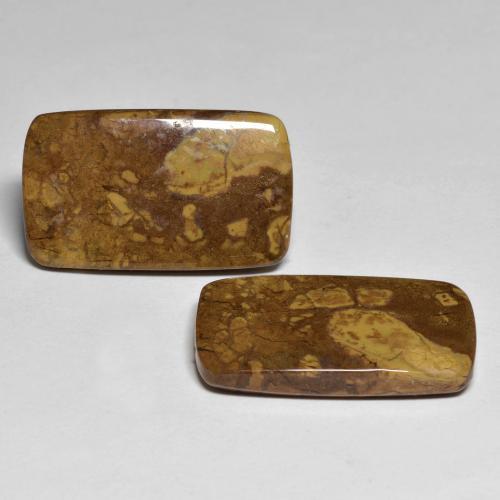 26.16 ct natürliche Mehrfarbig Jaspis-Edelsteine, Kissenschliff, Lichtundurchlässig