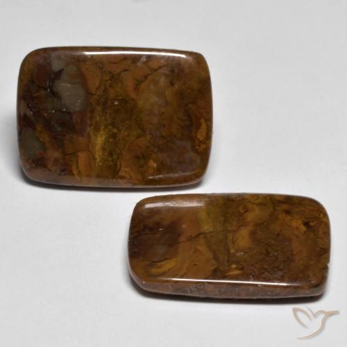 15.77 ct natürliche Mehrfarbig Jaspis-Edelsteine, Kissen, Lichtundurchlässig
