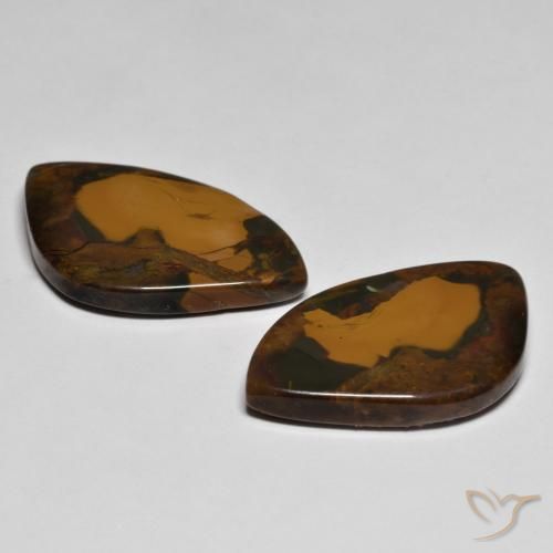 23.09 ct natürliche Mehrfarbig Jaspis-Edelsteine, Fantasie, Lichtundurchlässig