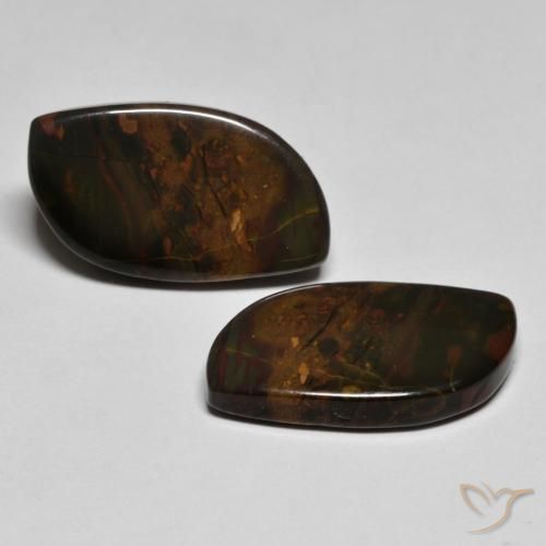 14.51 ct natürliche Mehrfarbig Jaspis-Edelsteine, Fantasie, Lichtundurchlässig