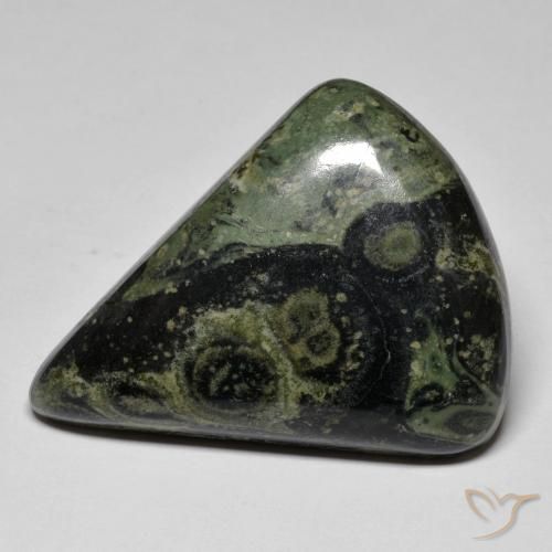 35.75ct Natürlicher Mehrfarbig Jaspis, Birnenform, Lichtundurchlässig
