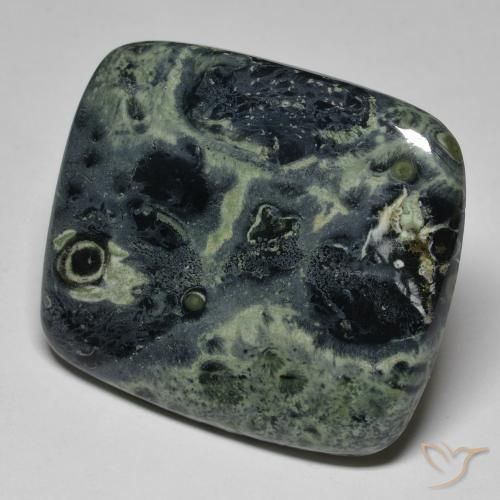 35.95ct Natürlicher Mehrfarbig Jaspis, Kissen, Lichtundurchlässig