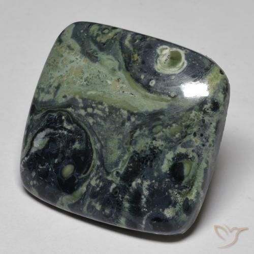 34.50ct Natürlicher Mehrfarbig Jaspis, Kissen, Lichtundurchlässig