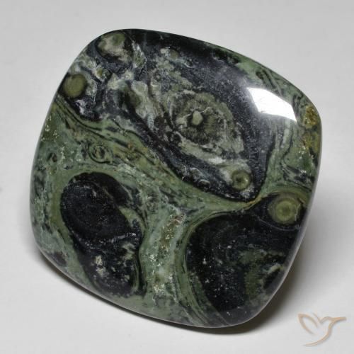 39.04ct Natürlicher Mehrfarbig Jaspis, Kissen, Lichtundurchlässig
