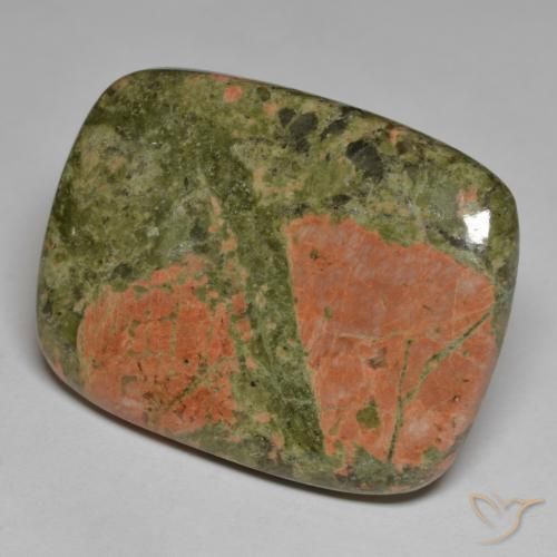 46.24ct Natürlicher Mehrfarbig Jaspis, Kissen, Lichtundurchlässig