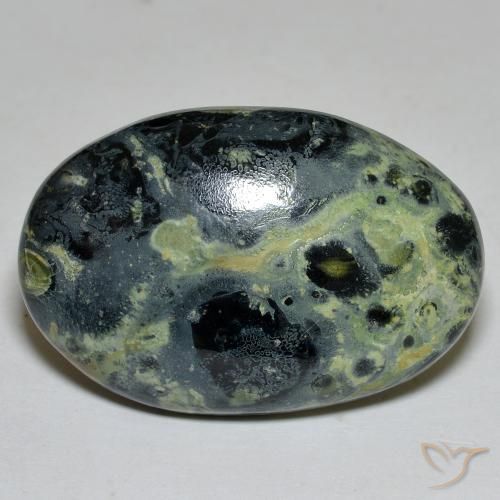 24.78ct Natürlicher Mehrfarbig Jaspis, Oval, Lichtundurchlässig