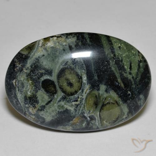 29.96ct Natürlicher Mehrfarbig Jaspis, Oval, Lichtundurchlässig