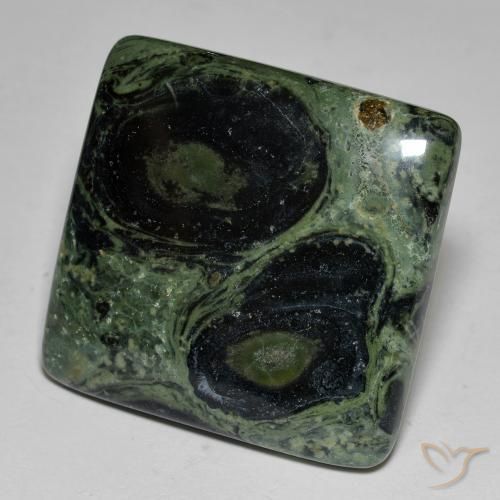 37.53ct Natürlicher Mehrfarbig Jaspis, Quadrat, Lichtundurchlässig