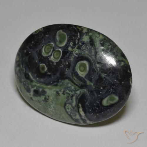 36.38ct Natürlicher Mehrfarbig Jaspis, Oval, Lichtundurchlässig