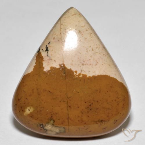 28.97ct Natürlicher Mehrfarbig Jaspis, Birnenform, Lichtundurchlässig