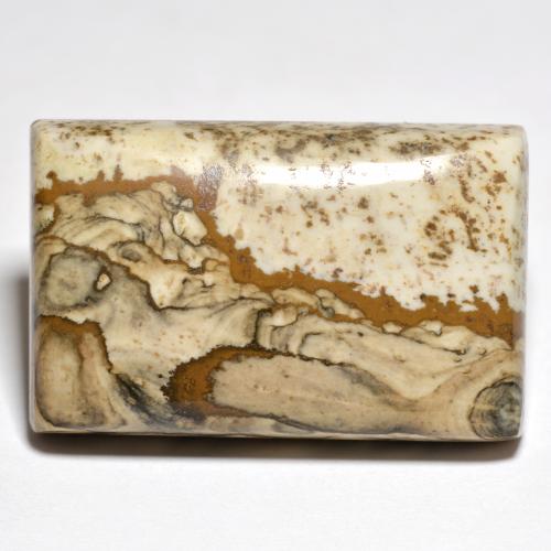 9,17 ctw natürlicher Mehrfarbig Jaspis, Baguette, Lichtundurchlässig