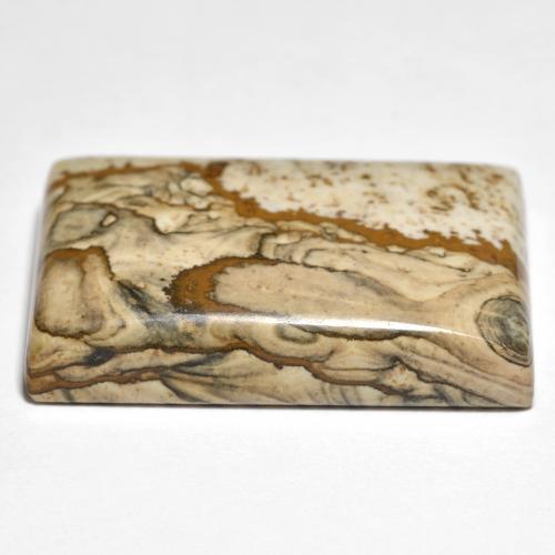 9,17 ctw natürlicher Mehrfarbig Jaspis, Baguette, Lichtundurchlässig