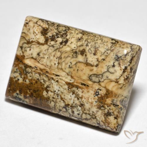 18.59ct Natürlicher Mehrfarbig Jaspis, Baguette, Lichtundurchlässig