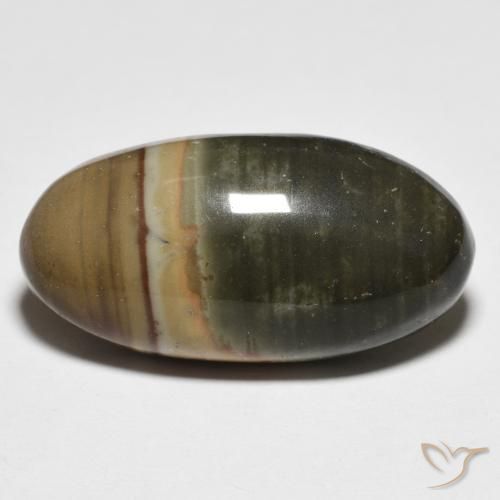 13.77ct Natürlicher Mehrfarbig Jaspis, Oval, Lichtundurchlässig