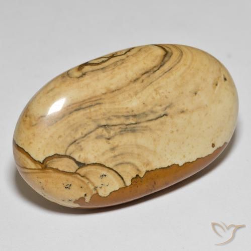 55.34ct Natürlicher Mehrfarbig Jaspis, Oval, Lichtundurchlässig