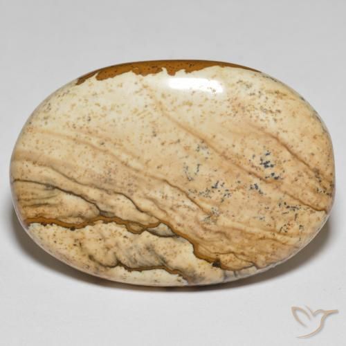 51.55ct Natürlicher Mehrfarbig Jaspis, Oval, Lichtundurchlässig