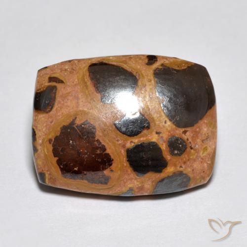 9.85ct Natürlicher Mehrfarbig Jaspis, Kissen, Lichtundurchlässig