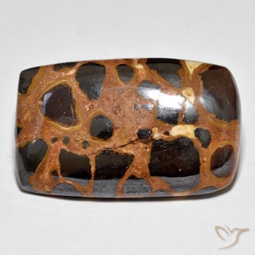 20.40ct Natürlicher Mehrfarbig Jaspis, Kissen, Lichtundurchlässig