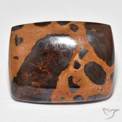 15.07ct Natürlicher Mehrfarbig Jaspis, Kissen, Lichtundurchlässig