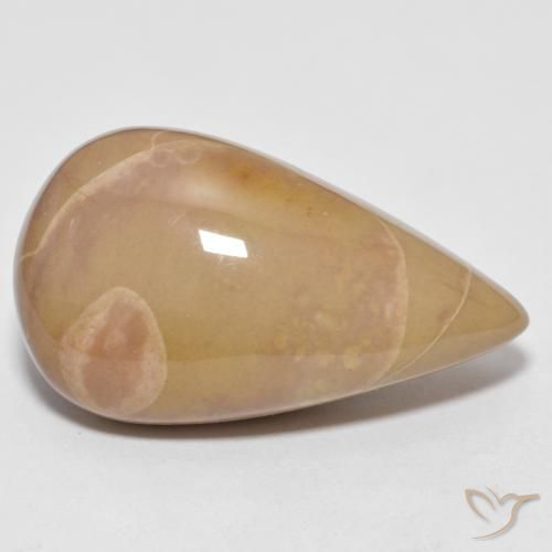 16.04ct Natürlicher Mehrfarbig Jaspis, Birnenform, Lichtundurchlässig