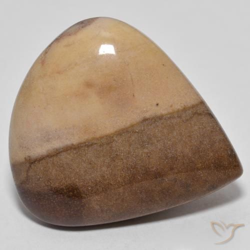 19.98ct Natürlicher Mehrfarbig Jaspis, Birnenform, Lichtundurchlässig