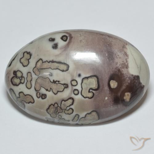 37.10ct Natürlicher Mehrfarbig Jaspis, Oval, Lichtundurchlässig